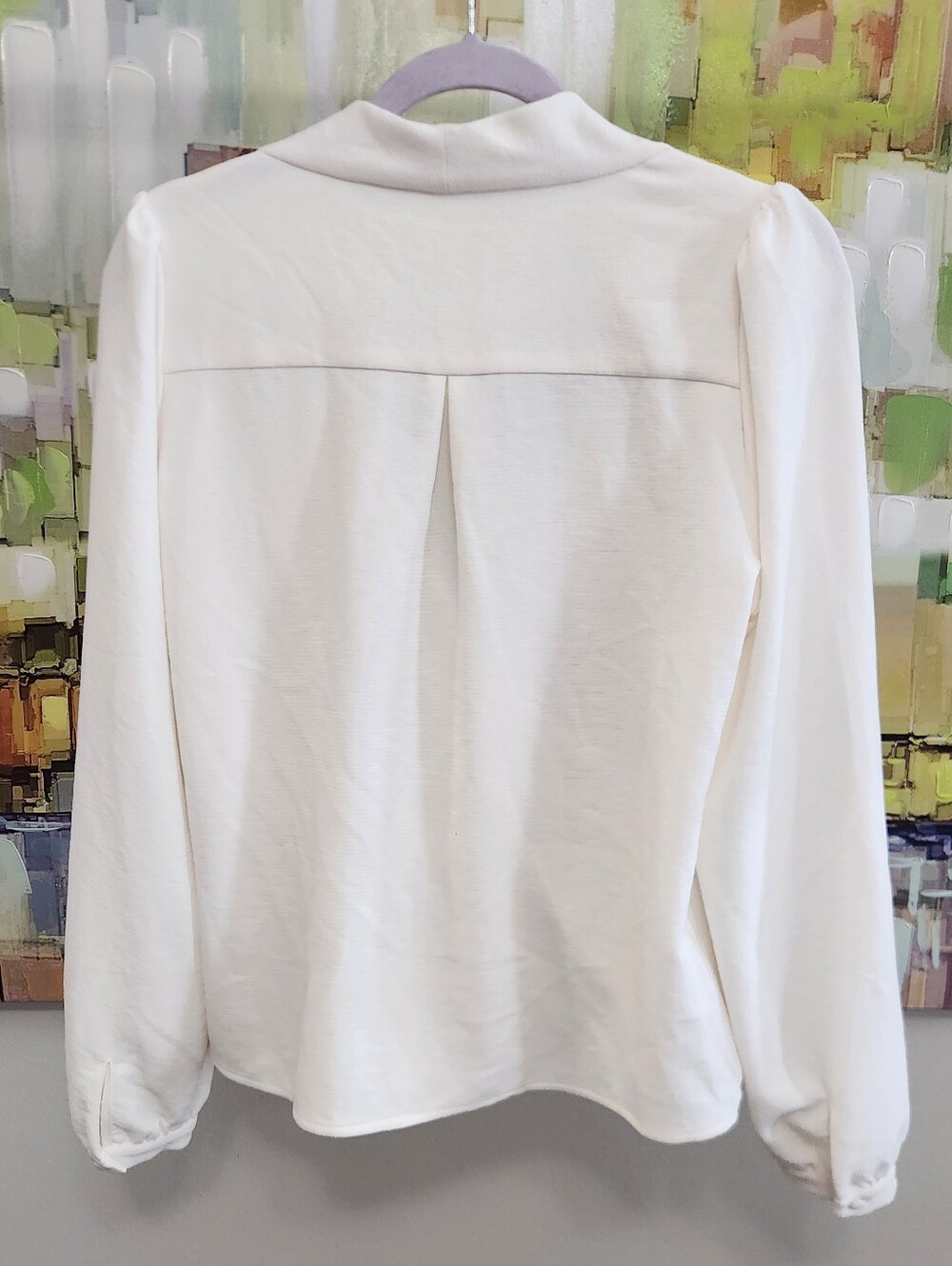 Sezane Abelia Blouse Ecru - Picture 7 of 12